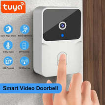 Tuya Smart Video Doorbell with HD Camera - PIR Motion Detection &amp; IR Mon... - £14.31 GBP