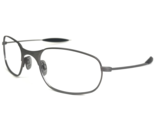 Vintage Oakley E-Wire Sonnenbrille Rahmen Matt Grau Rund Metall 55-20-140 - £73.02 GBP