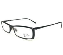 Ray-Ban Eyeglasses Frames RB8587 1017 Black Rectangular Full Rim 52-15-140 - £72.76 GBP