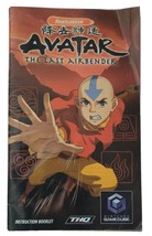 Avatar: The Last Airbender (Nintendo GameCube, 2006) Manual Instruction Booklet - £7.86 GBP