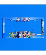 One Piece Custom License Plate Frame Car Truck Anime Figure Luffy Nami Zoro - £39.46 GBP