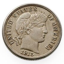 1915 10C Barber Dime About Uncirculated Condition - $156.79