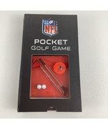 NFL Football Pocket Golf Game Cleveland Browns Putter Flag Table Balls New - $33.88 CAD