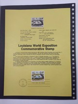 Louisiana World Exposition  Commemorative Sheet  First Day Of Issue Stam... - $12.13