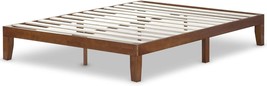 Zinus Wen Wood Platform Bed Frame, Full, Solid Wood Foundation, Wood Slat - $194.97