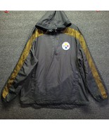Pittsburgh Steelers Men&#39;s Sz XL NFL Windbreaker Jacket Pullover - £19.03 GBP