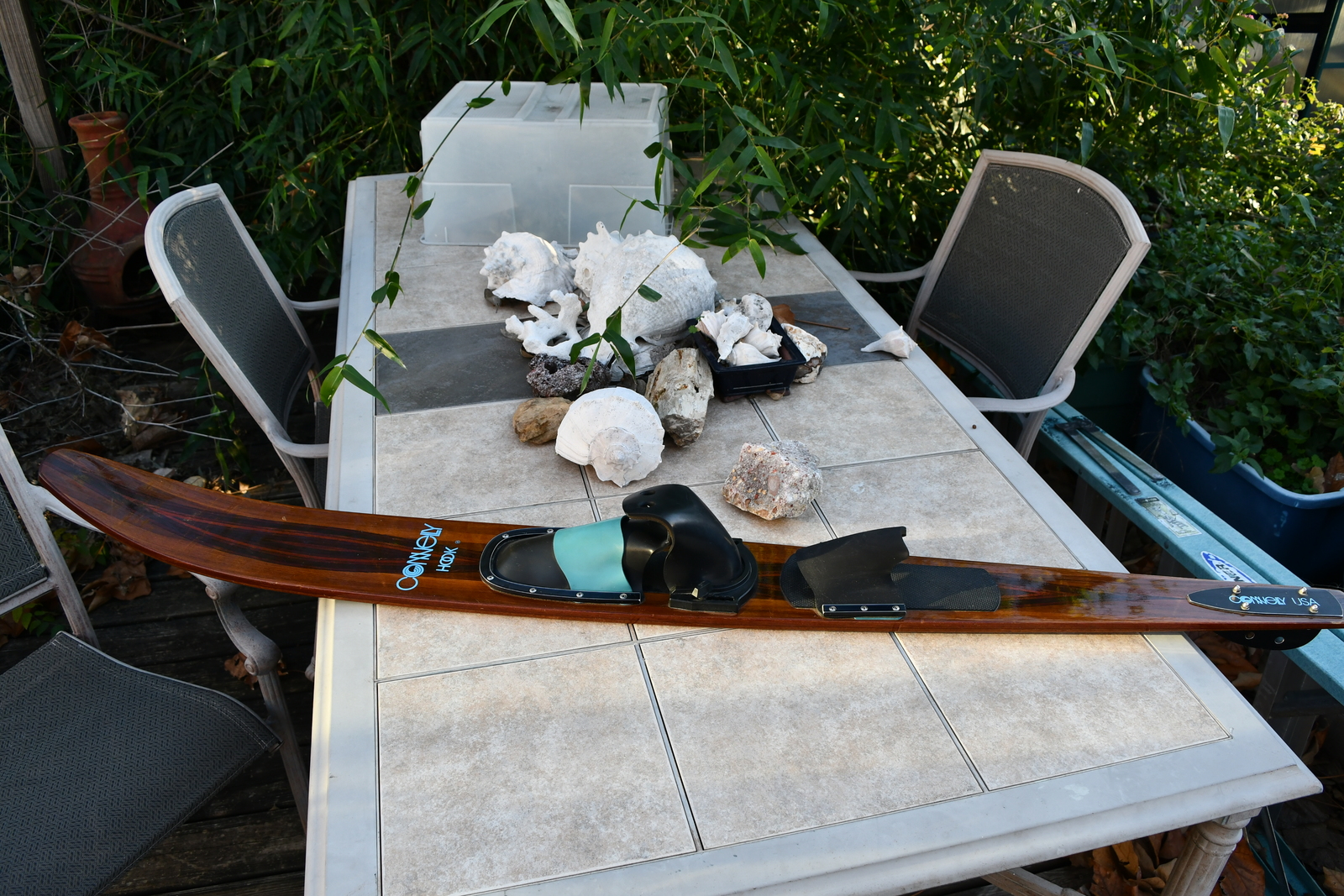 Connelly Hook WoodGrain Vintage Slalom Water Ski 67&quot; Rare Design Watersk... - $295.00