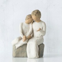 With My Grandmother Figure Sculpture Hand Painting Willow Tree By Susan Lordi - £85.96 GBP