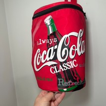 1999 Coca Cola Coke Can Cooler Bag With Straps - 12&quot; x 8&quot; New Old Stock - $14.24