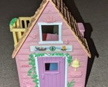 Vintage Pink Fisher Price Sweet Streets Summer Camp Cabin Building Toy h... - £29.40 GBP