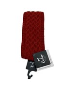 Echo New York Head Band Fleece Lined Brick Red Cable Knit Winter Outdoor - $242.81 MXN