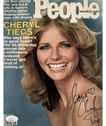 CHERYL TIEGS Autograph Signed 8x10 People Magazine Picture JSA CERTIFIED 1978 - $89.99