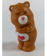 Care Bears vtg toy figure 1983 ACC Kenner miniature Tenderheart Bear Giv... - $23.35 CAD