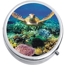 Sea Turtle Medicine Vitamin Compact Pill Box - £7.69 GBP