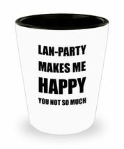 Lan-party Shot Glass Shotglass Lover Fan Funny Gift Idea For Liquor Lover Alcoho - £10.26 GBP