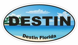 Destin Florida Oval Bumper Sticker or Helmet Sticker D1143 - £1.10 GBP+