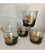 Vintage 70s lowball cocktail glasses set of 4 - £23.56 GBP