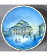 ROSENTHAL 1987 CHRISTMAS / WEIHNACHTEN PLATE National Theater in Munich Mint!