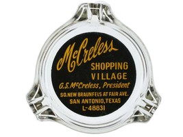 Mid Century San Antonio texas Advertising ashtray - $44.55
