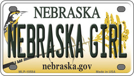 Nebraska Girl NE Novelty Mini Metal License Plate Tag - $282.49 MXN