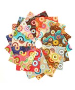 102 Pcs Fizzy Pop Pre-Cut Charm Pack 5&quot; Squares 100% Cotton Fabric Quilt - $43.76 CAD