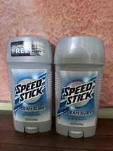 2x Speed Stick Ocean Surf Deodorant 24HR Protection Aluminum Free 3 oz Each - £9.61 GBP