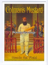 ad0527 - Colmans Mustard - Heads The Game - Cricket -  Modern Advert Pos... - £1.99 GBP