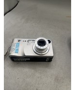 HP PhotoSmart M307 3.2MP Digital Camera Silver No Memory Card Tested &amp; W... - $28.22 CAD
