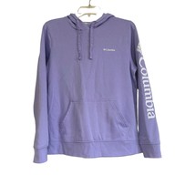 Columbia Lavender Purple Sweatshirt Sz L Hoodie LS Kangaroo Pocket Athle... - $19.68