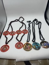 Mardi Gras Beads Necklaces Lot of 5 Authentic New Orleans Zulu Parade 2022 - $34.65