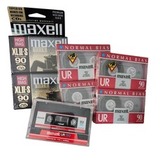 Lot 7 NEW Maxell High Bias XLII-S 90 Minute Cassette Tape Japan  - £36.04 GBP