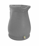 Grey Granite 65 Gallon Plastic Urn Rain Barrel with Planter Top - $779.06 CAD