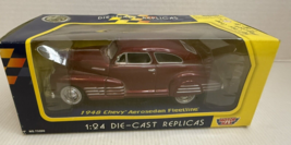 Motor Max Red 1:24    1948 Chevy Aerosedan Fleetline&quot; Die-Cast Car - €17,89 EUR