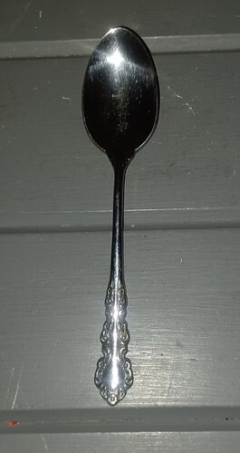 Oneida Stainless Heirloom Cube Shelley Stainless Flatware Teaspoon Spoon Item image 4