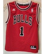 Chicago Bulls Derrick Rose Adidas Jersey NBA Basketball Shirt Boys size M - $17.32