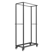 StrongBack Folding Chair Rack Cart for 60 Chairs (500Lbs) with Casters - $3,960.39 MXN