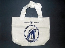 Holland America Cruise Line Canvas Tote Bag (#2) - Vintage New! - £12.01 GBP