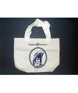 Holland America Cruise Line Canvas Tote Bag (#2) - Vintage New! - £11.92 GBP