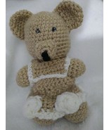 Bear Doll Handmade, Cute Teddy Bear, amigurumi, crocheted - £31.46 GBP