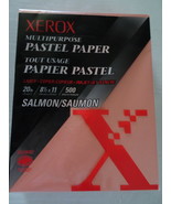 Xerox Multipurpose Colored Paper, 8 1/2&quot; x 11&quot;, 20 Lb., Salmon, 500 Sheets - £15.73 GBP