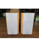 Sharp CP-XL3700U (XL-3700 System) Birch Bookshelf Speakers Tested Working - £17.56 GBP