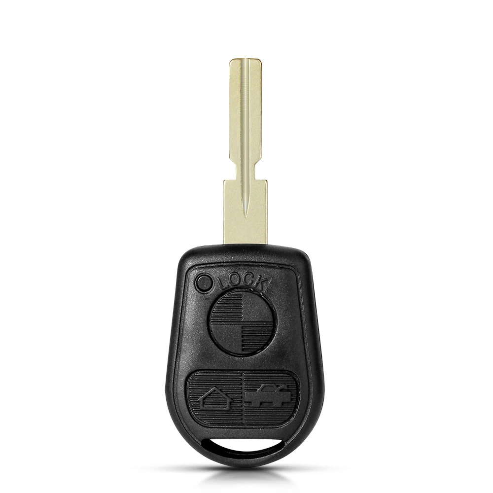 Keyyou For E31 E32 E34 E36 E38 E39 E46 Z3 Z4 Case Fob 3 Btn Uncut Key Fob Case - £38.12 GBP