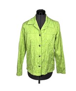 Keren Hart Women&#39;s Textured Button-Front Lightweight Jacket Size S - $332.16 MXN