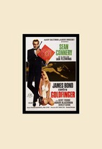 James Bond Goldfinger Custom Framed Movie Poster - £41.55 GBP