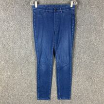 Uniqlo Jeggings Women&#39;s Medium Cotton Blend Stretch Distressed M - $16.80 CAD