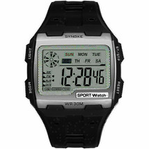 Synoke Classic Sports Digital Watch Multi-function Water Resistant Wristwatch - £8.24 GBP