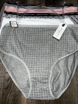 Adrienne Vittadini ~ Womens Brief Underwear Panties Cotton Blend 5-Pair ... - £24.82 GBP