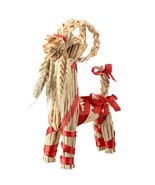 Christmas Straw Goat Scandinavian Christmas Straw Ornaments Goat Yule Go... - £25.16 GBP