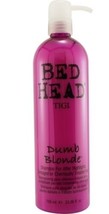 Bed head Tigi DUMB BLONDE Shampoo After Highlights Damaged Hair 25.36 oz Full Sz - £19.14 GBP