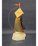 Midcentury De Mott Brass Sailboat Sculpture - $746.19 MXN